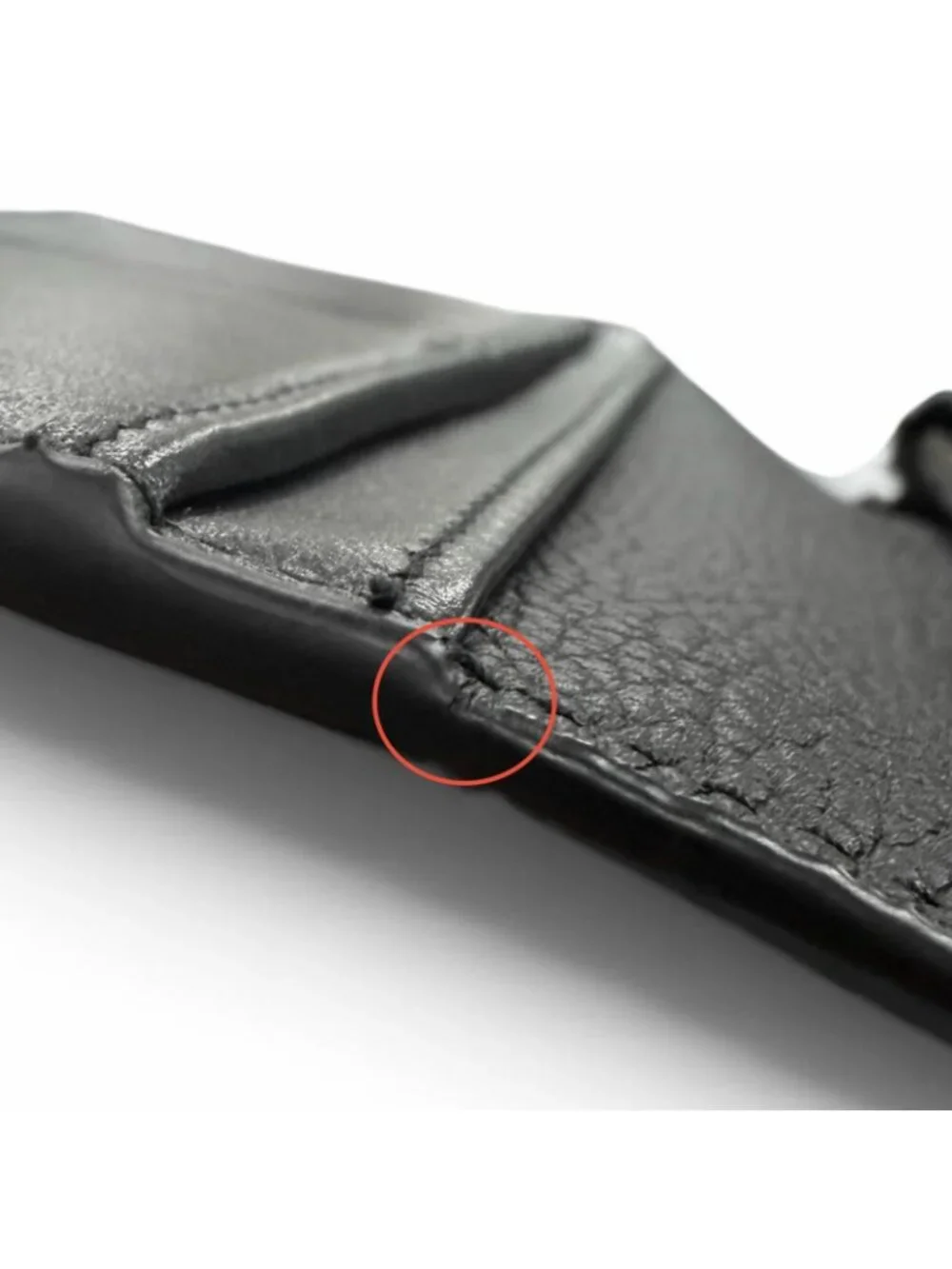 Dior Homme Leather CD Logo Wallet Bifold Black